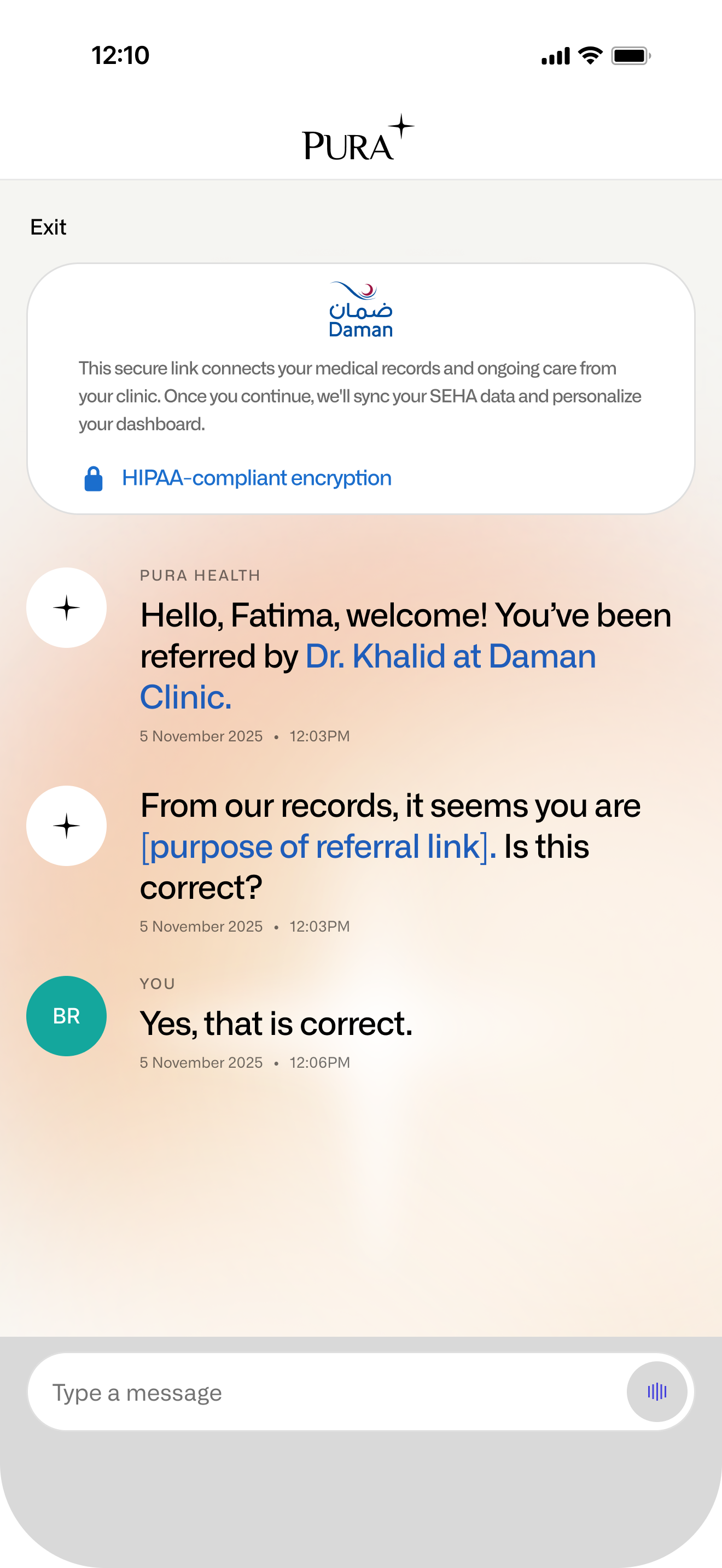 Conversational Onboarding — Referral Context